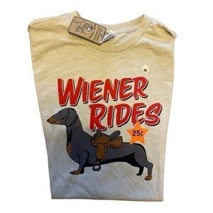 Top toad T-shirt, wiener rides, $.25 size medium new